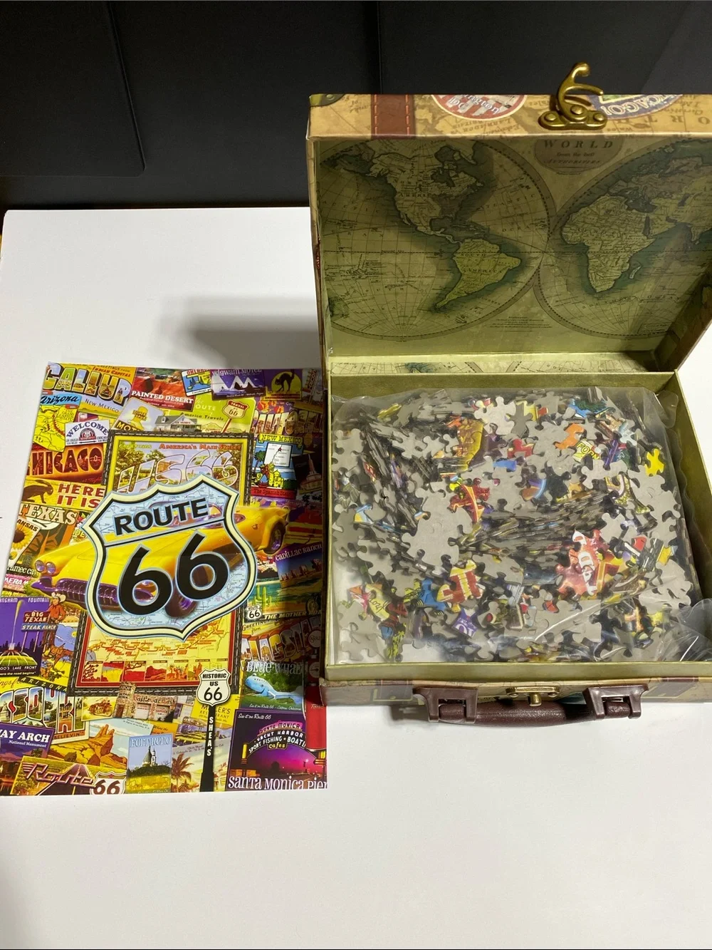 Route 66 Kids Puzzle - Colorful Travel-Themed Jigsaw
